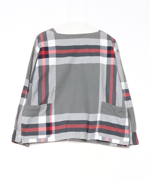 「BEAMS BOY」 長袖ブラウス ONE SIZE グレー レディース_画像2