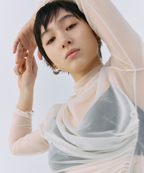 「JOSE MOON」 長袖カットソー FREE ミント レディース_画像8