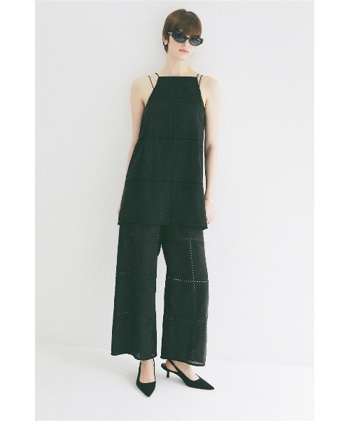CLANE（クラネ） オールインワン EMBROIDERY LACE CAMI ALL IN ON