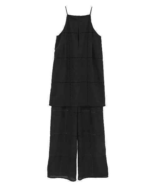 CLANE（クラネ） オールインワン EMBROIDERY LACE CAMI ALL IN ON