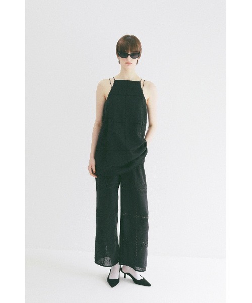 CLANE（クラネ） オールインワン EMBROIDERY LACE CAMI ALL IN ON