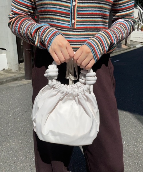 AIDELL ショルダーバッグ バッグ ナイロン調2wayハンドバッグ/350ml 