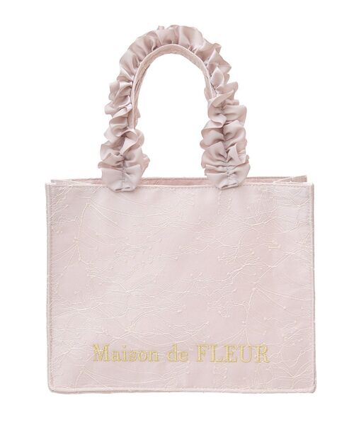 「Maison de FLEUR」 ハンドバッグ FREE ピンク レディース_画像3