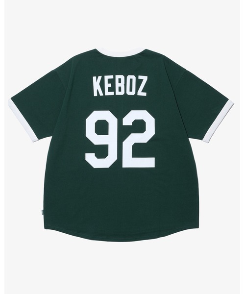 Keboz ユニフォーム Lサイズ 92 KEBOZ（ケボズ） tシャツ V92 RINGER S/S TEE メンズ レディース
