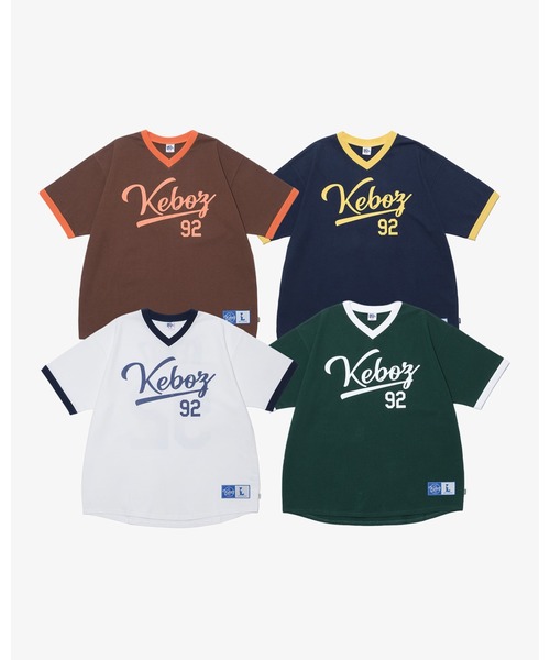 KEBOZ(ケボズ) tシャツ V92 RINGER S/S TEE メンズ レディース KEBOZ(ケボズ) tシャツ V92 RINGER S/S TEE メンズ レディース