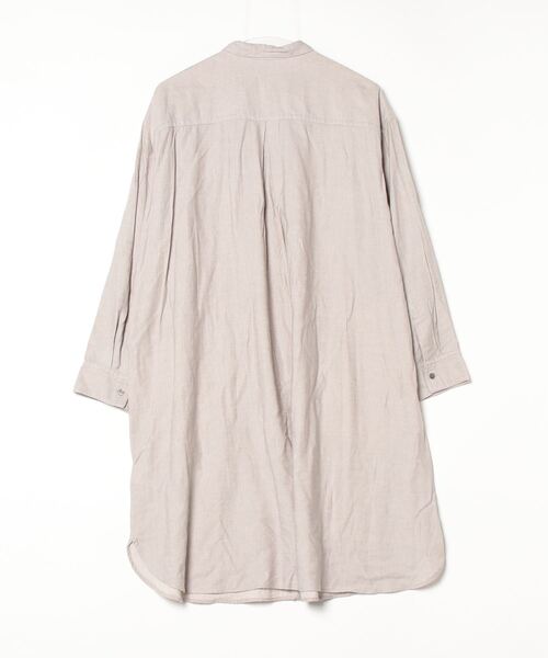 「pas de calais」 長袖ワンピース 38 グレー レディース_画像2