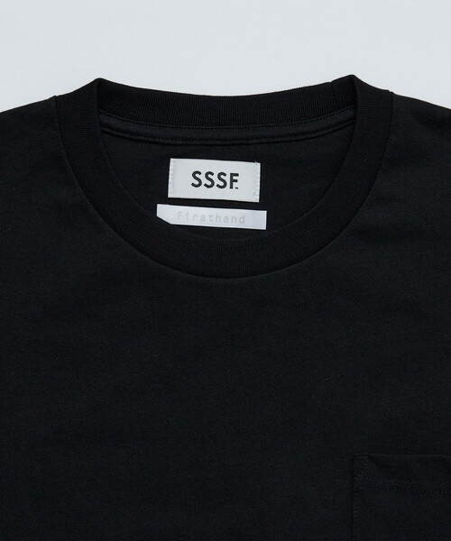 「Firsthand」 半袖Tシャツ「SSSFコラボ」 M ブラック メンズ_画像4
