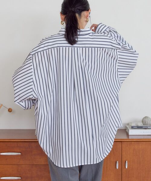 「AMERICAN HOLIC」 長袖シャツ M サックスブルー レディース_画像5