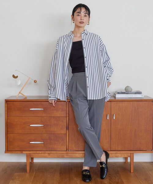「AMERICAN HOLIC」 長袖シャツ M サックスブルー レディース_画像6