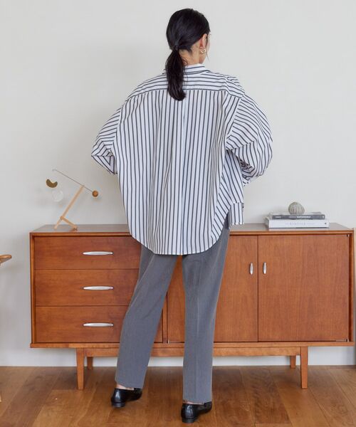 「AMERICAN HOLIC」 長袖シャツ M サックスブルー レディース_画像7