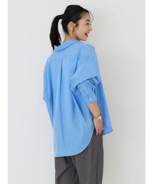「AMERICAN HOLIC」 長袖シャツ M サックスブルー レディース_画像9