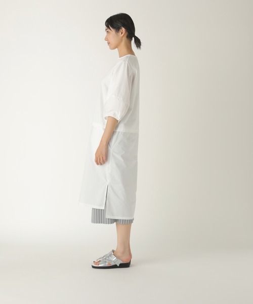 「ZUCCa」 半袖ワンピース M size カーキ レディース_画像2