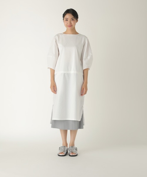 「ZUCCa」 半袖ワンピース M size カーキ レディース_画像4