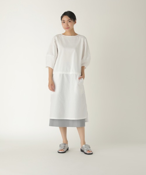 「ZUCCa」 半袖ワンピース M size カーキ レディース_画像6