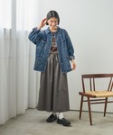 ワイドパンツ チノパン イージーワイドチノパン...の詳細画像3