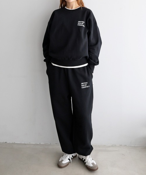 「ANME」 イージーパンツ X-LARGE ブラック レディース_画像4