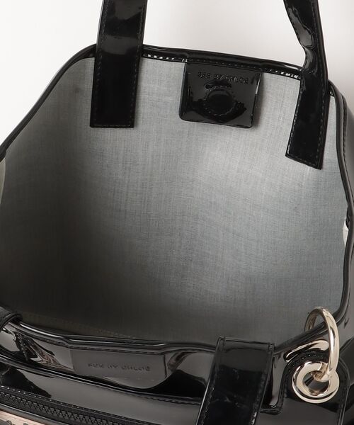 SEE BY CHLOE シーバイクロエ レザー トートバッグ ブラック SEE BY CHLOE（シーバイクロエ） トートバッグ - ブラック レディース