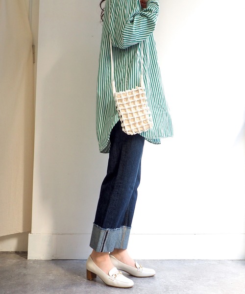 「cava cava」 パンプス 22.5cm オフホワイト レディース_画像9