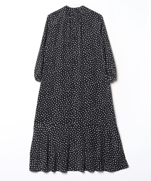 「Demi-Luxe BEAMS」 長袖ワンピース 36 ブラック レディース_画像2