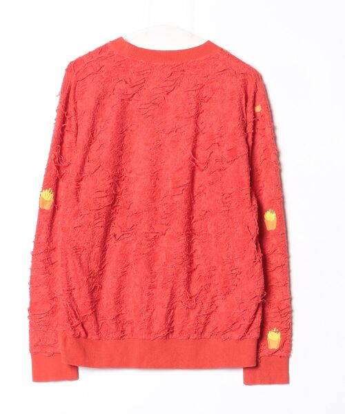 「MIKIO SAKABE」 刺繍長袖ニット FREE レッド レディース_画像2