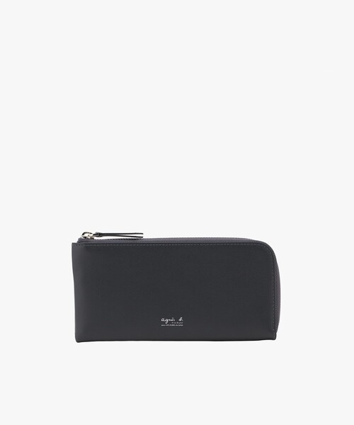 新品 アニエスベー agnes b. ラウンドジップロングウォレット 長財布 黒 agnes b.（アニエスベー） 長財布 財布 ラウンドジップロング