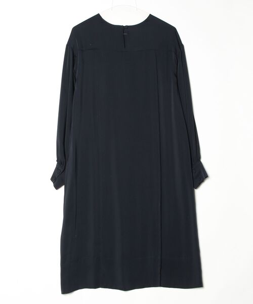「SLOBE IENA」 長袖ワンピース - ネイビー レディース_画像2