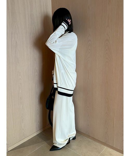 「Mila Owen」 ニットカーディガン F アイボリー レディース_画像3