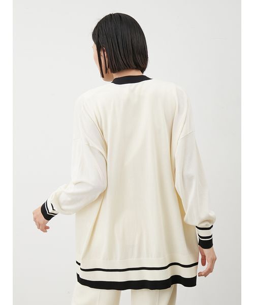 「Mila Owen」 ニットカーディガン F アイボリー レディース_画像7