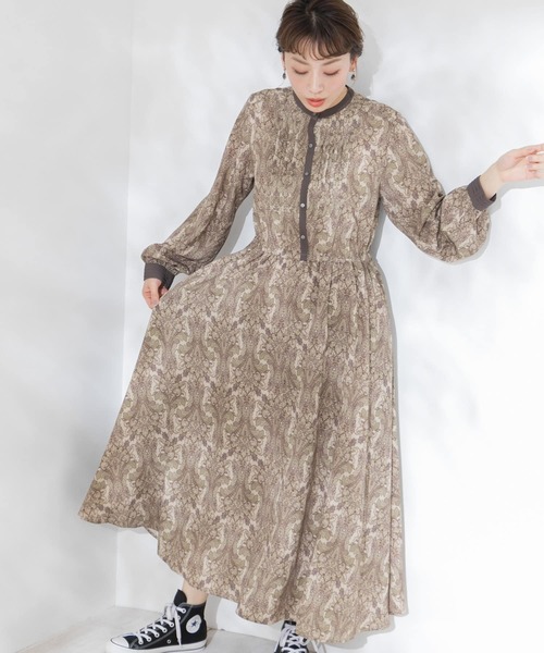 ワンピース ダマスクプリントワンピース Zozotown Paypayモール店 通販 Paypayモール