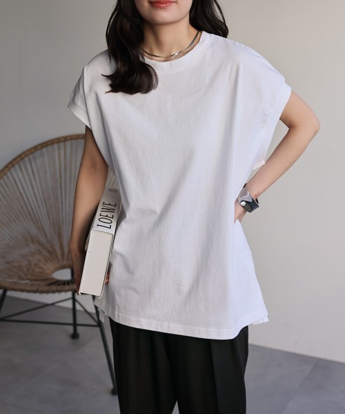 ap retro tシャツ 「USAコットン」高見え上質 / 大人ルーズフレンチ