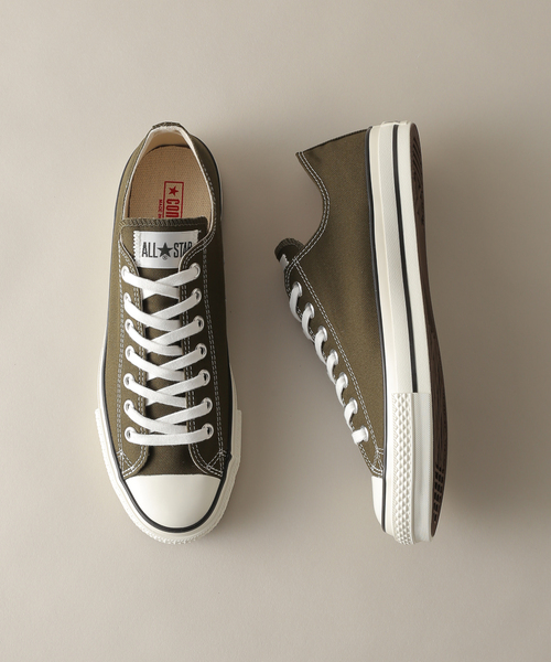 コンバース スニーカー 「CONVERSE / コンバース」CANVAS ALL STAR J OX KHAKI メンズ