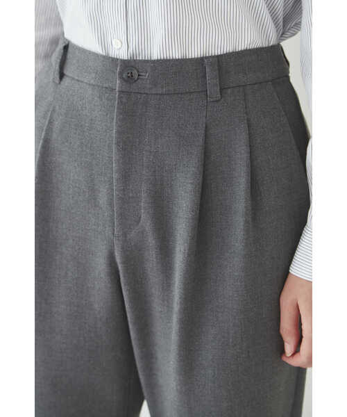 human woman パンツ 2WAYストレッチスリムテーパードパンツ