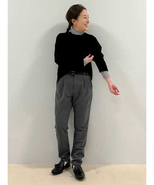 human woman ２ＷＡＹストレッチスリムテーパードパンツ human woman｜◇2WAYストレッチスリムテーパードパンツ