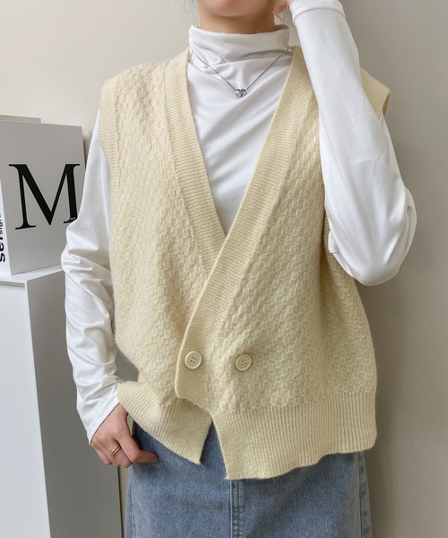 MAISON DE THERESE（メゾン ド テレーズ） カーディガン Vネック