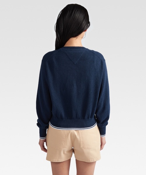 TOMMY JEANS カーディガン リネンミックスツインセット