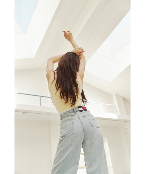 かわいい新作 TOMMY リネンミックスツインセット カーディガン JEANS トップス