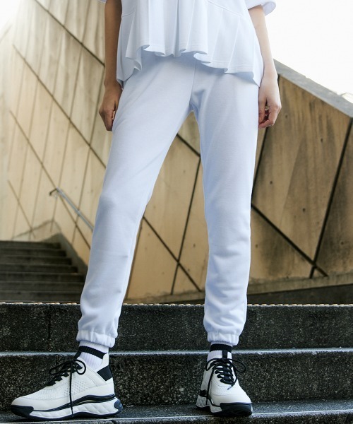 ESSENTIAL（DOUBLE STANDARD CLOTHING） パンツ 裏毛イージーパンツ