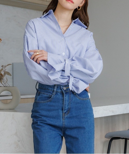 Ada. ブラウス シャツ 今なら490円！大人女子×フェミニンの大定番2WAY