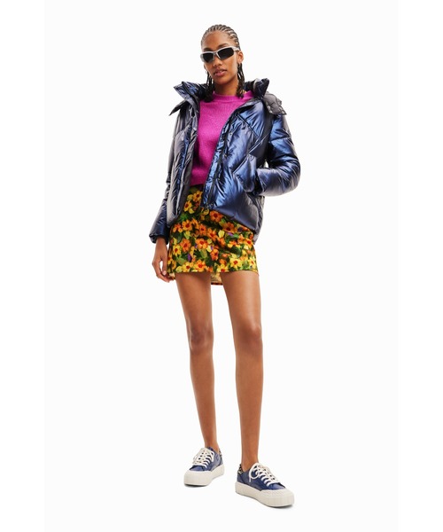 Desigual（デシグアル） コート アウター メタリック パデッド
