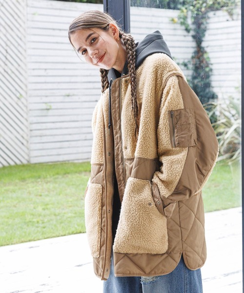 BAYFLOW（ベイフロー） ボアキルトキリカエコート レディース