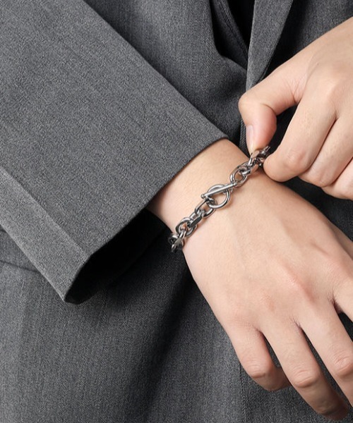 ご*う様 ステンレススチール リンクチェーンブレスレット COO+i ブレスレット ステンレスチェーンブレスレット レディース