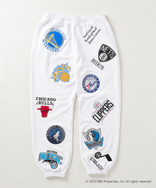 【新品タグ付】OFF THE COURT by NBA 刺繍ロゴスウェットパンツ 新品タグ付】OFF THE COURT by NBA 刺繍ロゴスウェットパンツ