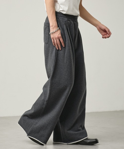 CALLNE ワイドパンツ スウェットパンツ ジャージ メンズ レディース