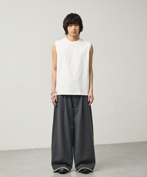 CALLNE ワイドパンツ スウェットパンツ ジャージ メンズ レディース