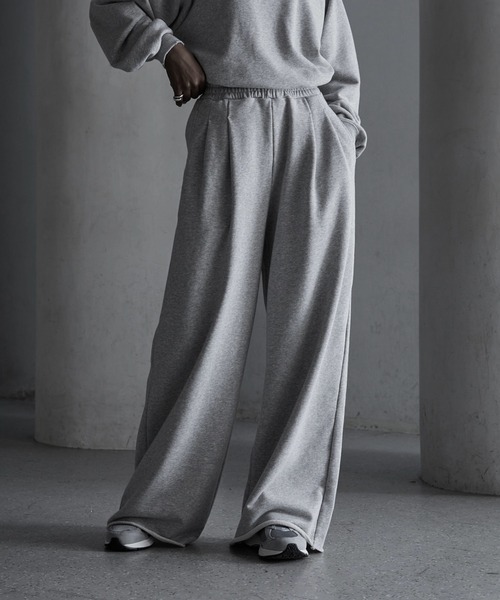 CLANE TWO TUCK SWEAT PANTS サイズ1 TWO TUCK SWEAT PANTS（スラックス）｜CLANE（クラネ）の