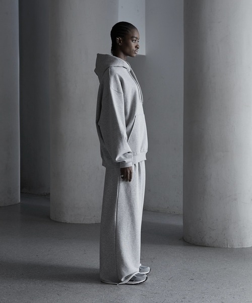 CALLNE スウェットパンツ CALLNE】 Brushed lining Widestraight Sweatpants / 裏起毛