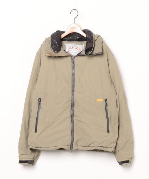 NATAL DESIGN」 ダウンジャケット LARGE オリーブ メンズ : 80016809 
