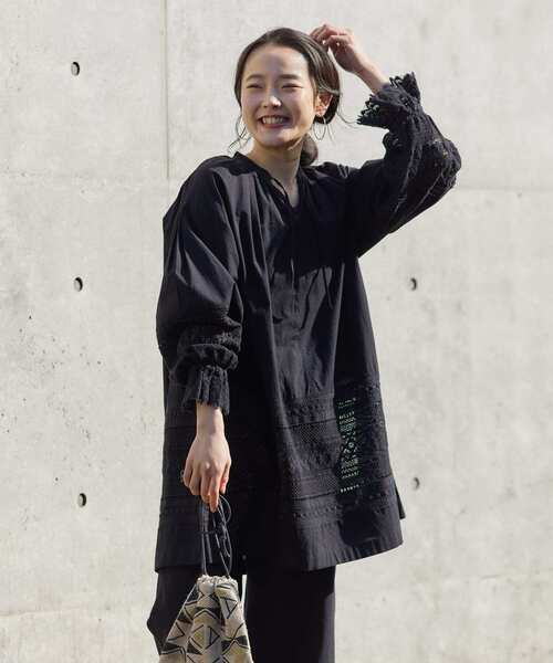 URBAN RESEARCH DOORS - URBAN RESEARCH DOORS　ティアードチュニックブラウス URBAN RESEARCH DOORS（アーバンリサーチドアーズ）の