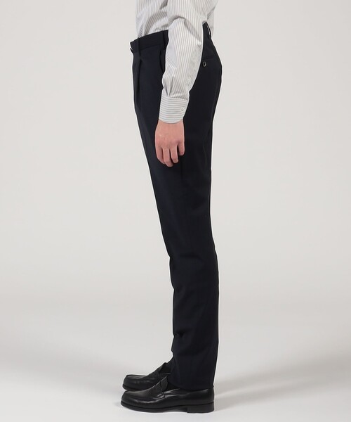 PT TORINO スラックス GENTLEMAN FIT 1プリーツスリムスラックス