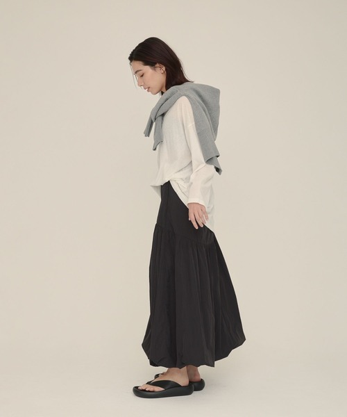 tシャツ Tシャツ レディース 「eL」Sheer Loose Tee LS/100528｜zozo｜12